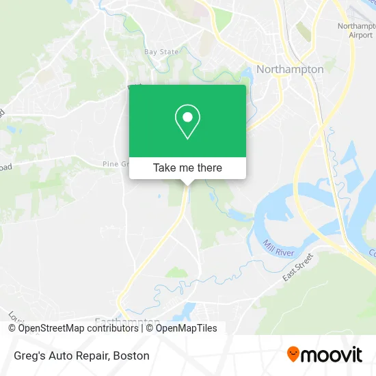 Greg's Auto Repair map