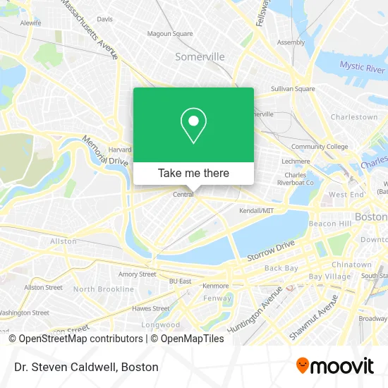 Dr. Steven Caldwell map