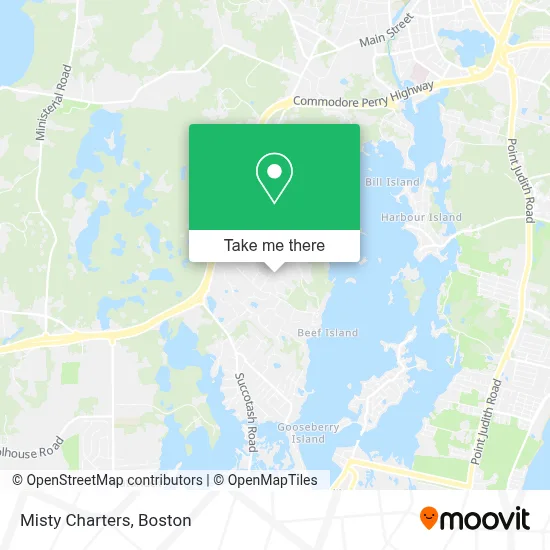 Misty Charters map