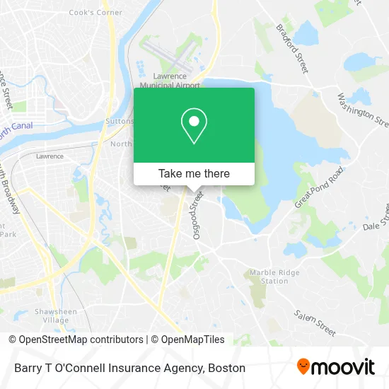 Barry T O'Connell Insurance Agency map