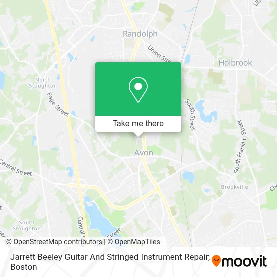Jarrett Beeley Guitar And Stringed Instrument Repair map