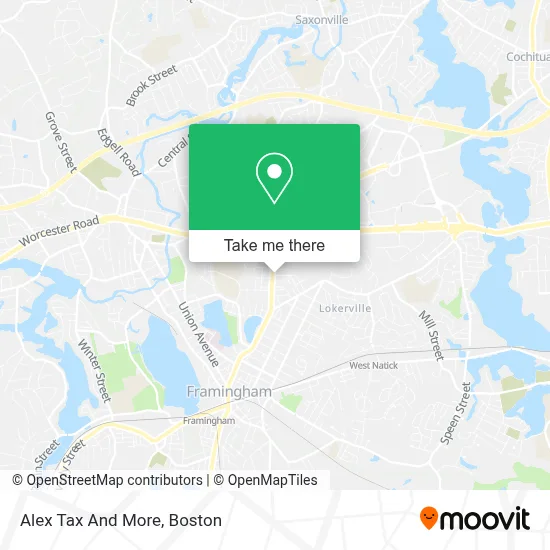 Alex Tax And More map