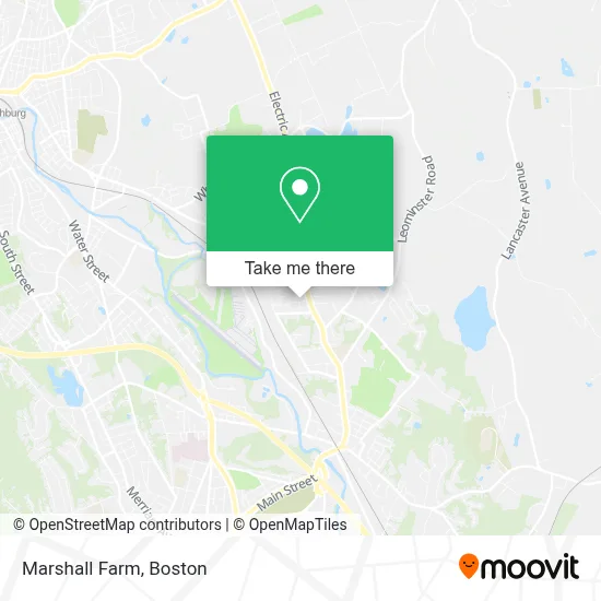 Marshall Farm map
