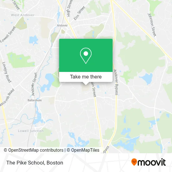The Pike School map