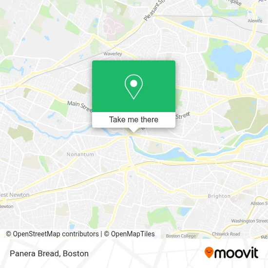 Panera Bread map