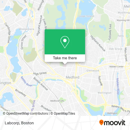 Labcorp map