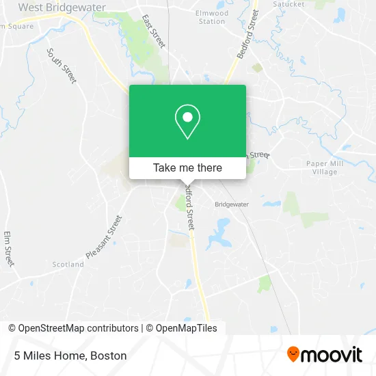 5 Miles Home map