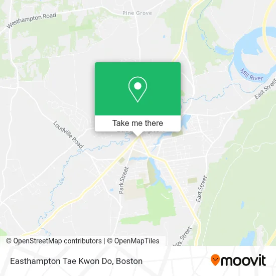 Easthampton Tae Kwon Do map