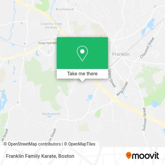 Franklin Family Karate map