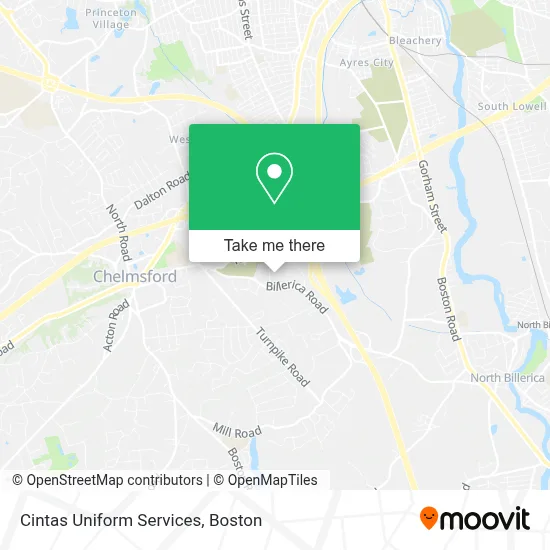 Cintas Uniform Services map