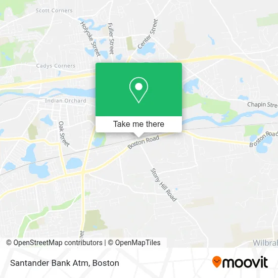 Santander Bank Atm map