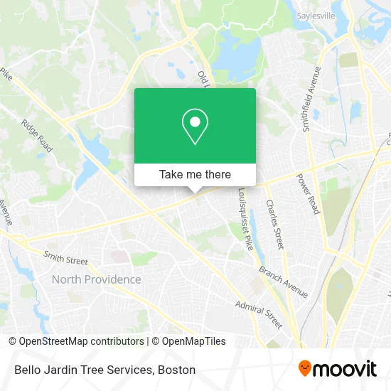 Bello Jardin Tree Services map