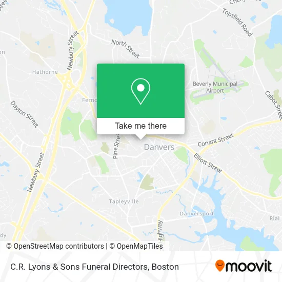 C.R. Lyons & Sons Funeral Directors map