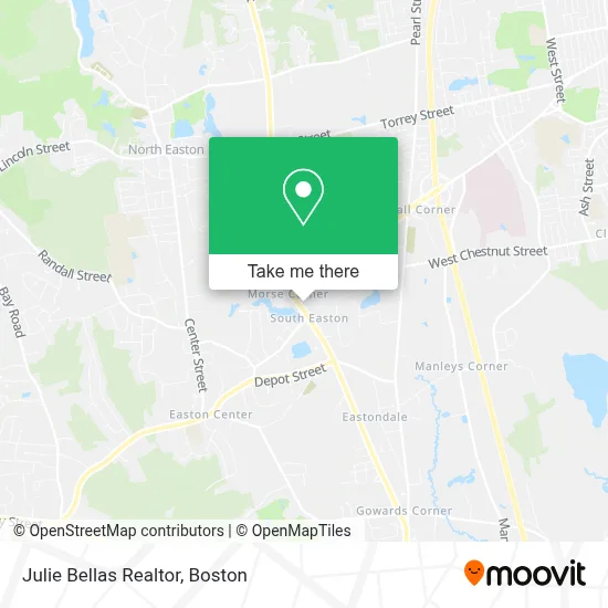 Julie Bellas Realtor map