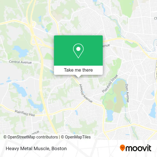 Heavy Metal Muscle map