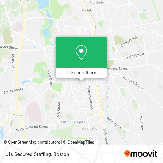 Jfs Secured Staffing map
