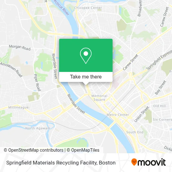 Springfield Materials Recycling Facility map