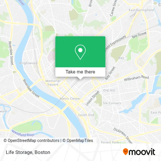 Life Storage map
