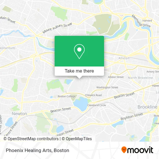 Phoenix Healing Arts map