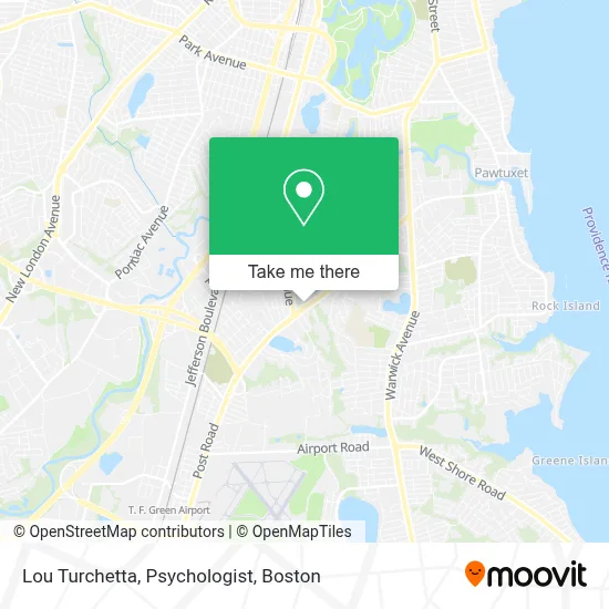 Lou Turchetta, Psychologist map