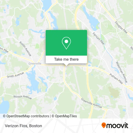 Verizon Fios map