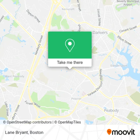 Lane Bryant map