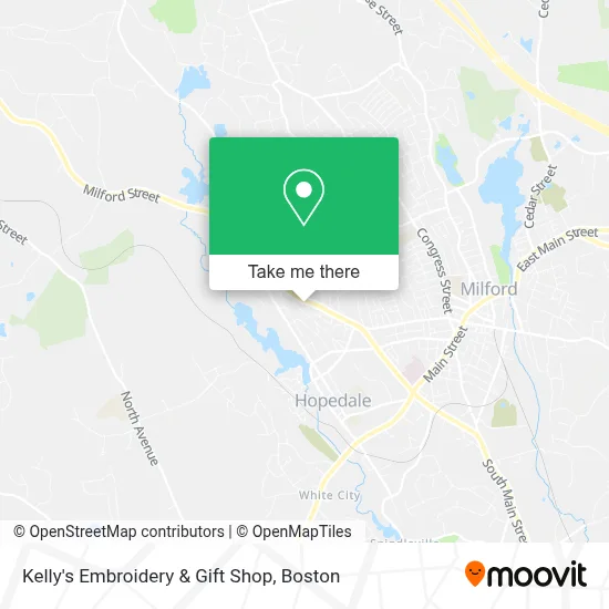 Kelly's Embroidery & Gift Shop map