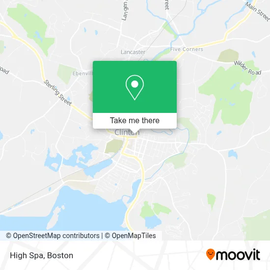 High Spa map