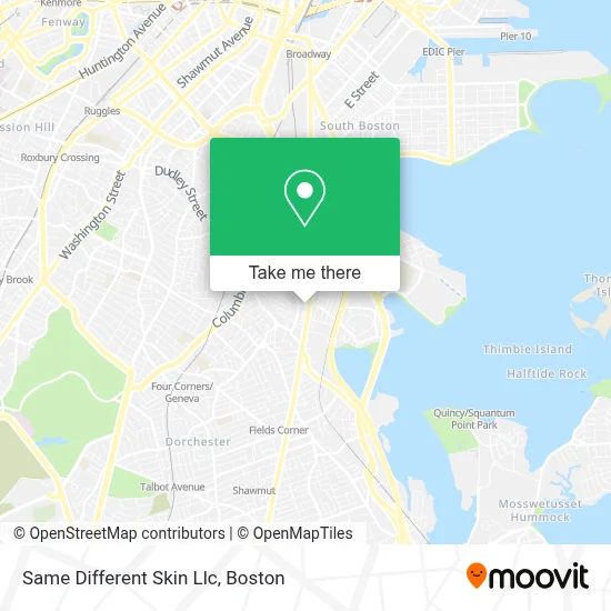 Same Different Skin Llc map