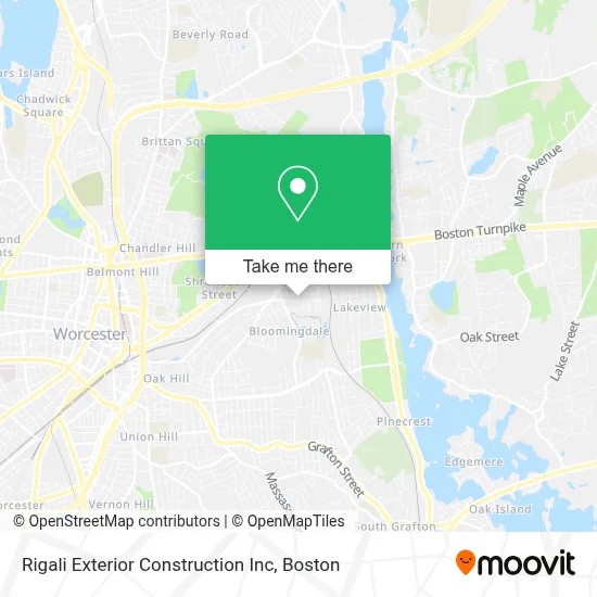 Rigali Exterior Construction Inc map