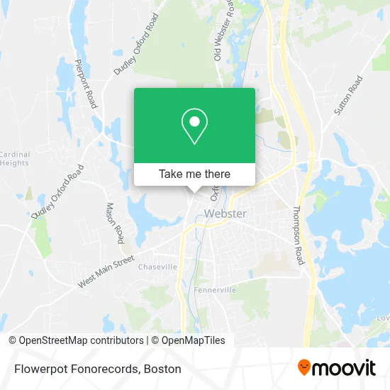 Flowerpot Fonorecords map