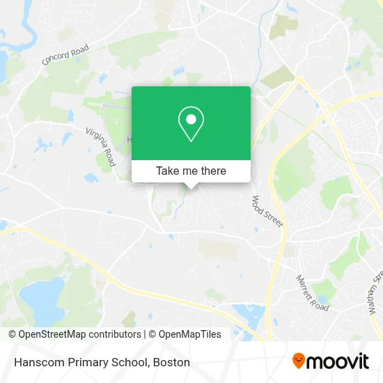 Hanscom Primary School map