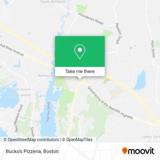 Bucko's Pizzeria map