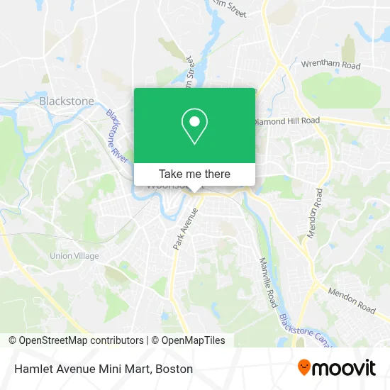 Hamlet Avenue Mini Mart map