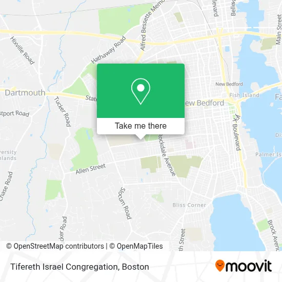 Tifereth Israel Congregation map