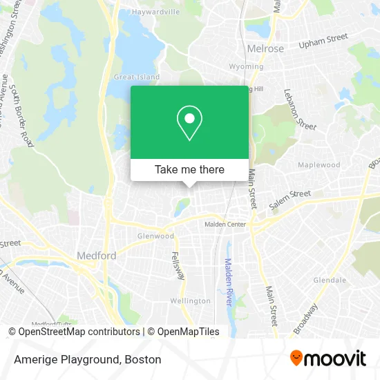 Amerige Playground map