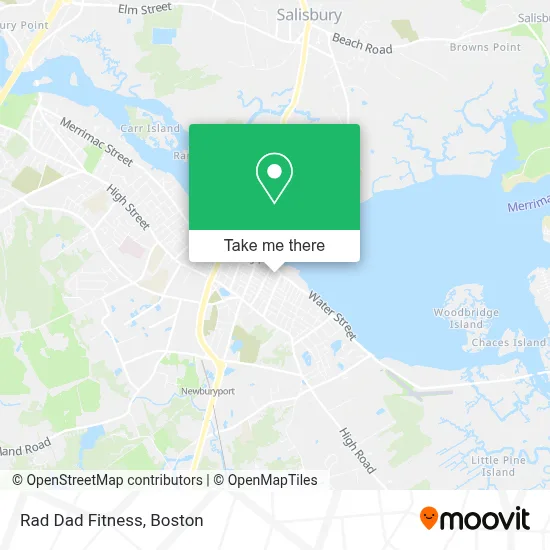 Rad Dad Fitness map