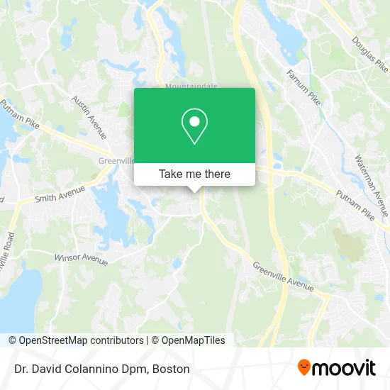 Dr. David Colannino Dpm map