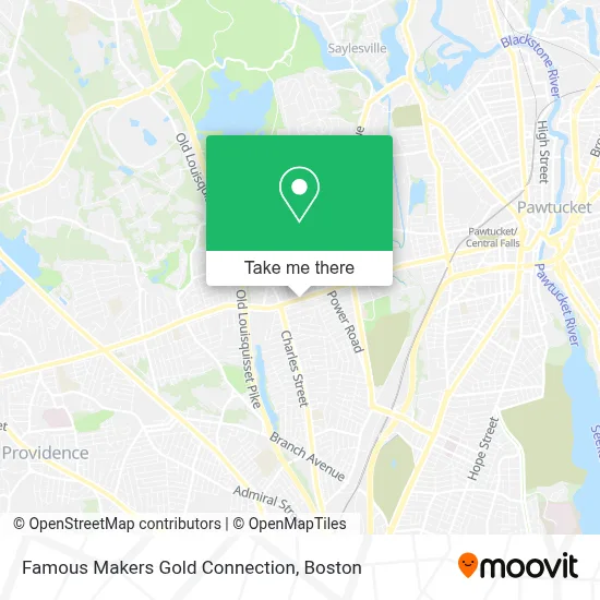Famous Makers Gold Connection map