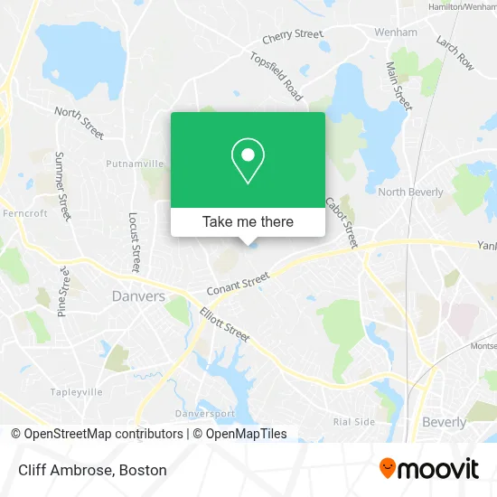 Cliff Ambrose map