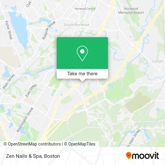 Zen Nails & Spa map