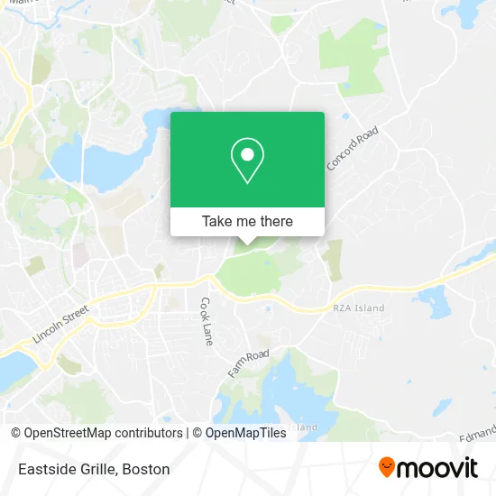 Eastside Grille map