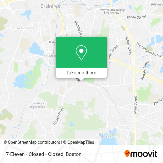 7-Eleven - Closed - Closed map