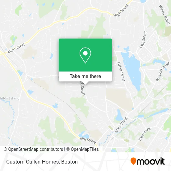 Custom Cullen Homes map