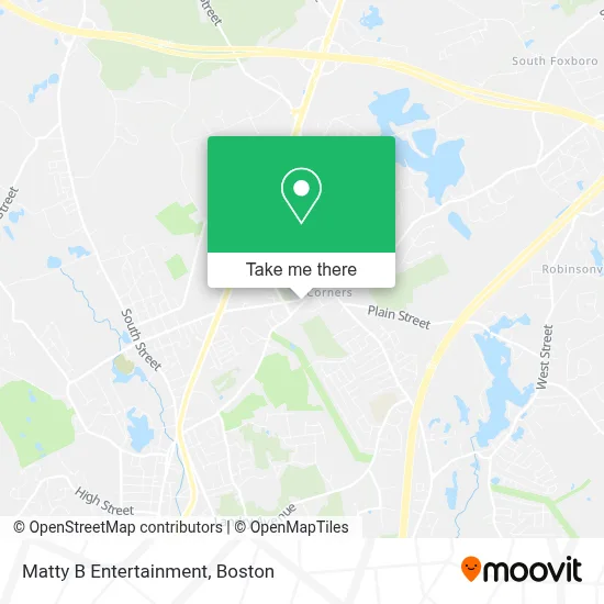 Matty B Entertainment map