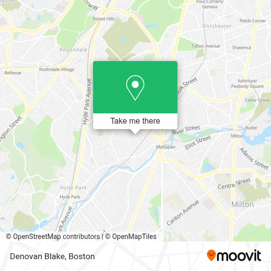 Denovan Blake map