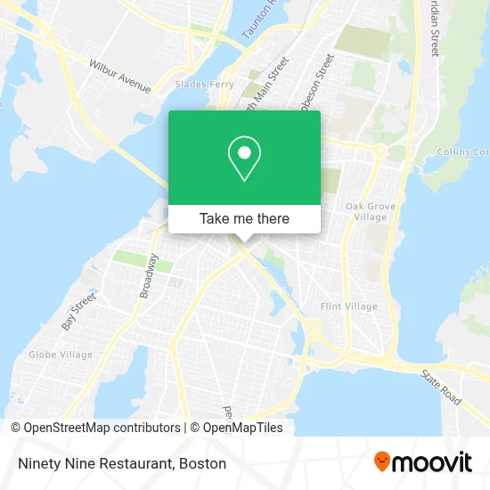 Ninety Nine Restaurant map