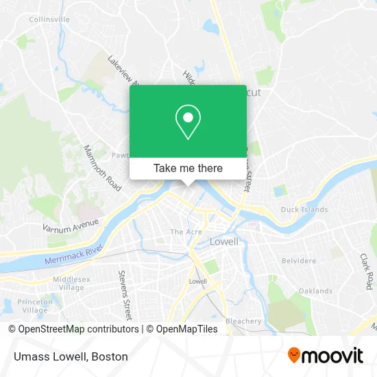 Umass Lowell map