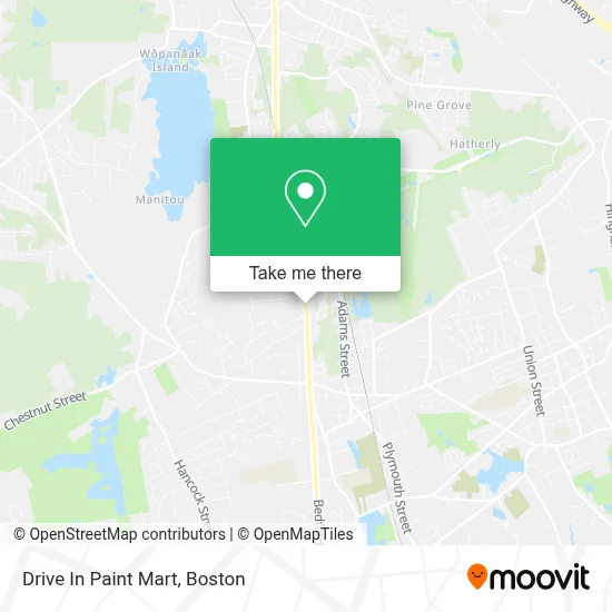Drive In Paint Mart map