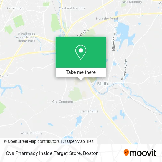 Cvs Pharmacy Inside Target Store map